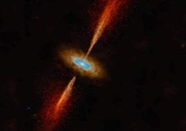 Observan, por primera vez, un disco formador de planetas en una estrella de otra galaxia