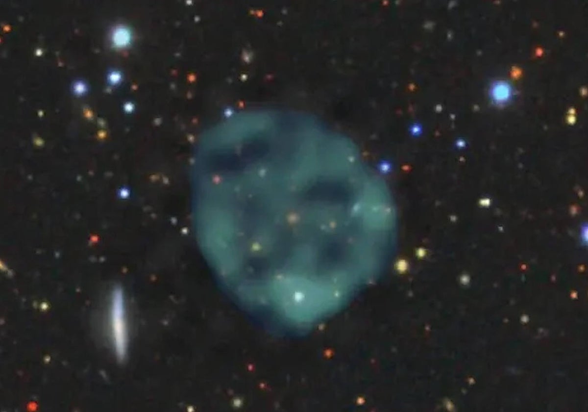 Este es uno de los extraños círculos de radio detectados por los astrónomos