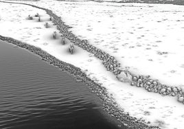 Un misterioso muro de 1 kilómetro bajo las aguas del Báltico, una colosal trampa de caza de la Edad de Piedra