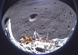 Odiseo queda inactivo en la Luna una semana después de su abrupto aterrizaje
