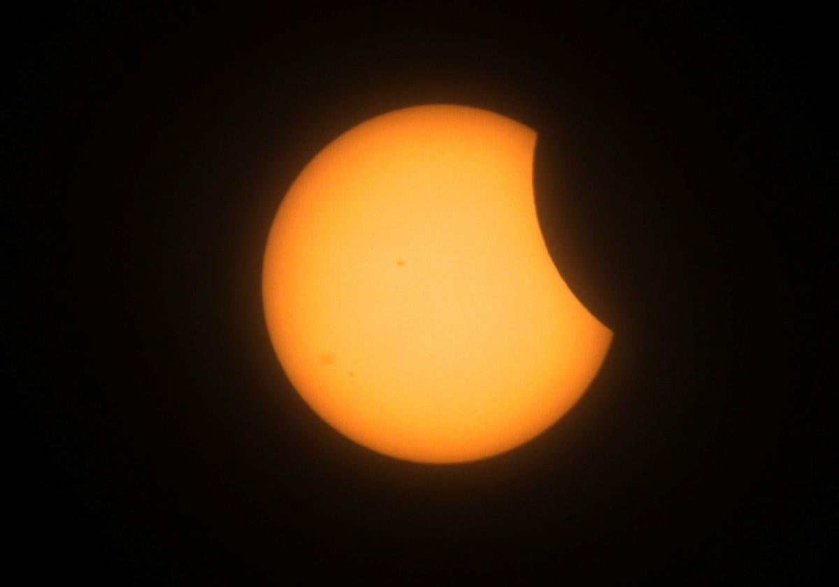 Eclipse solar visto desde México