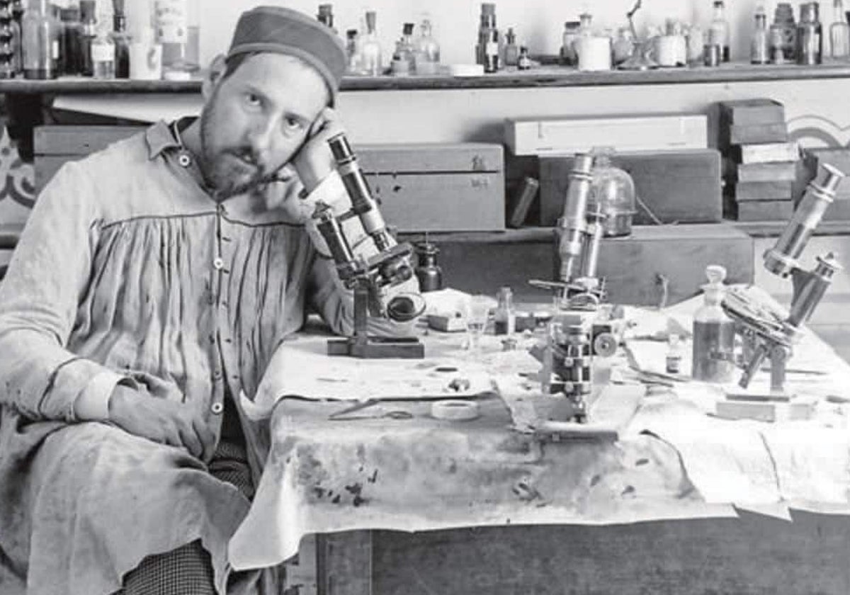 Santiago Ramón y Cajal en una foto de archivo