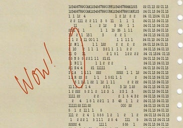 No fueron los extraterrestres: desvelan el origen de la misteriosa señal 'Wow!'