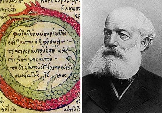 La serpiente de Kekulé, el sueño que resolvió un gran enigma científico