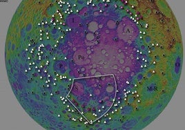 El mayor cráter de la Luna no se formó como los científicos creían