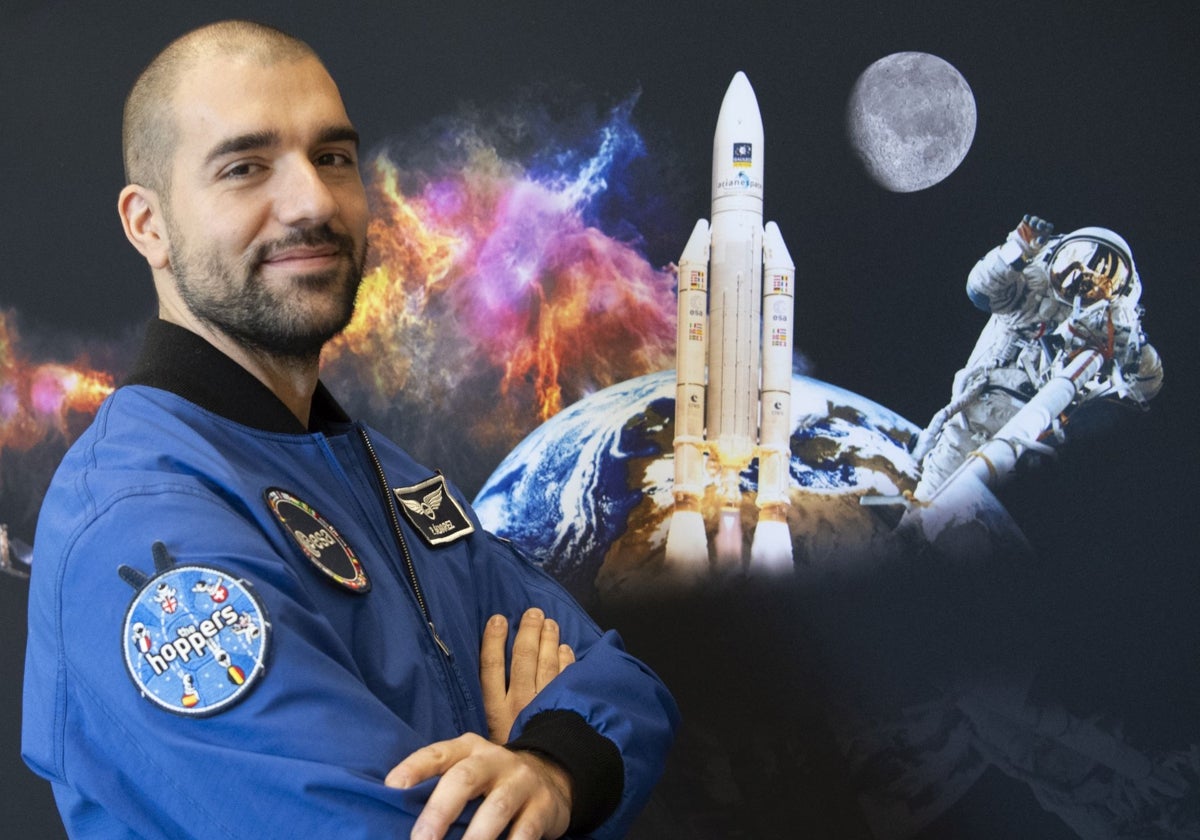 El astronauta Pablo Álvarez