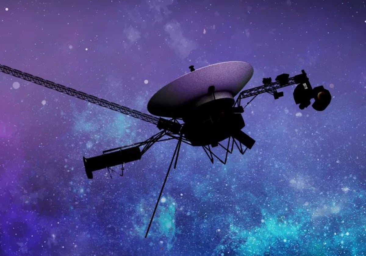 Una concepción artística de una de las sondas Voyager de la NASA.