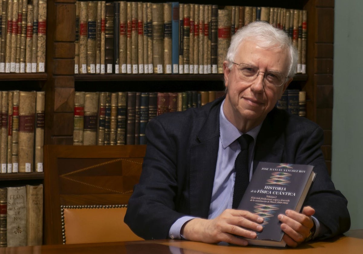 El físico y académico de la RAE José Manuel Sánchez Ron