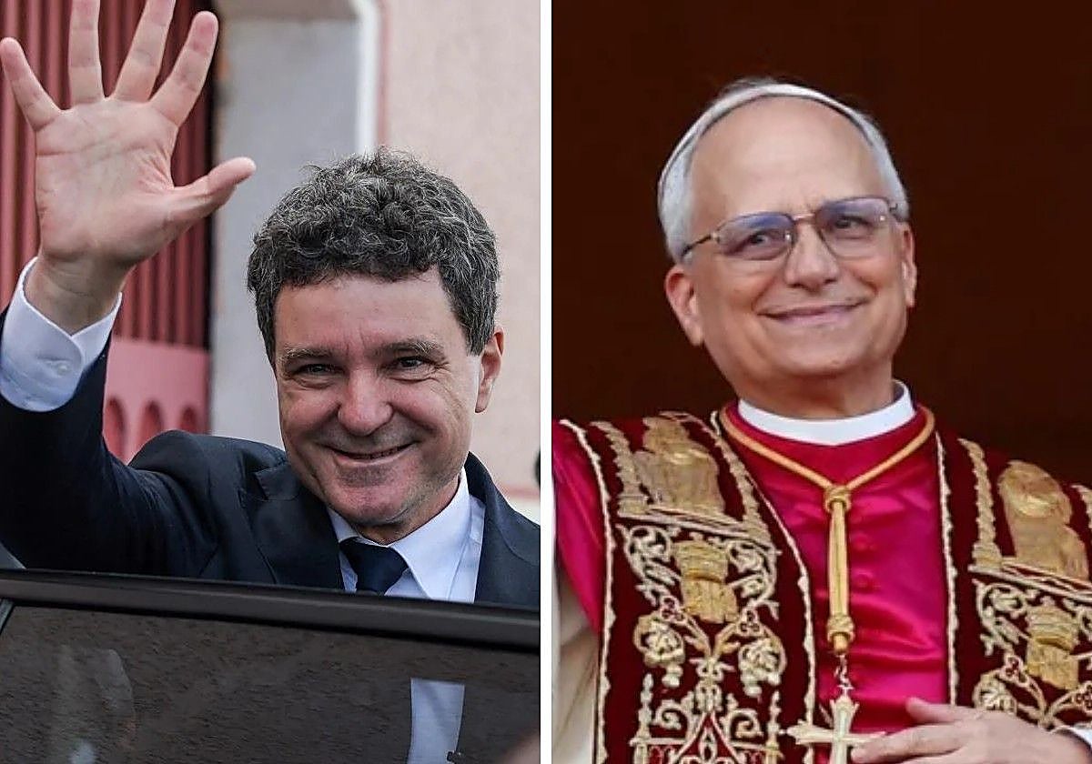 El nuevo presidente de Rumanía, Nicușor Dan, y el Papa León XIV, ambos matemáticos