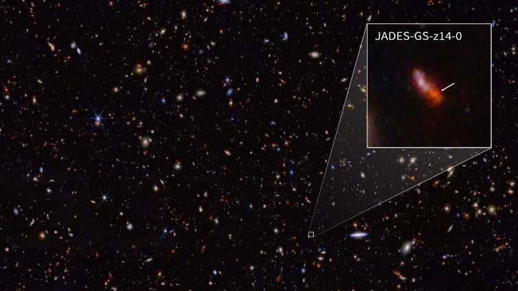 El James Webb lo vuelve a hacer: observa galaxias cada vez más cerca del Big Bang