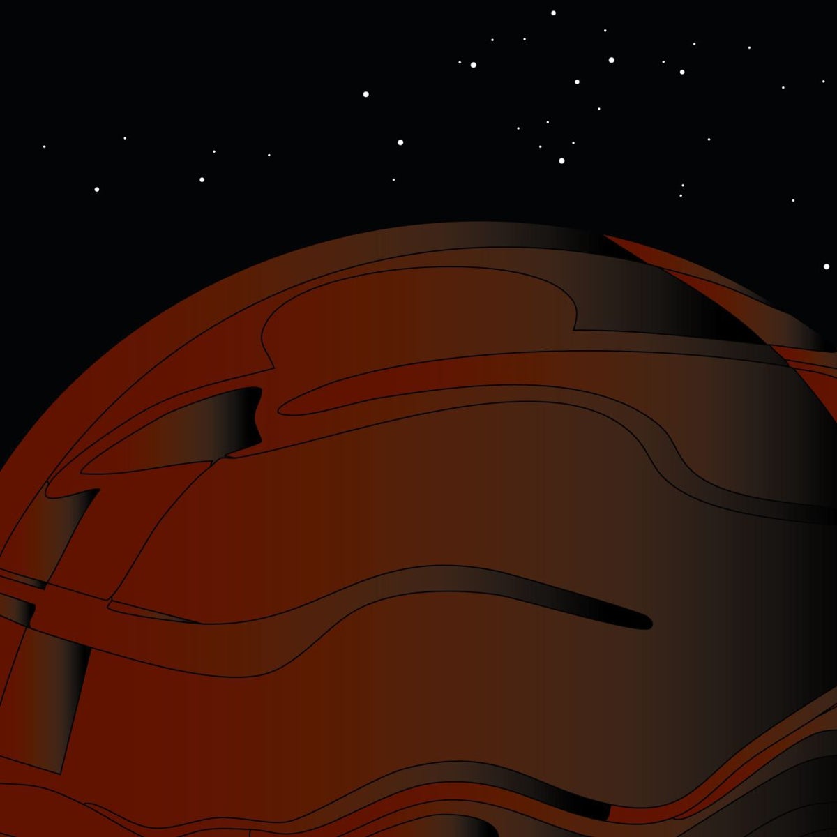 En la ilustración, una hipotética 'enana oscura'