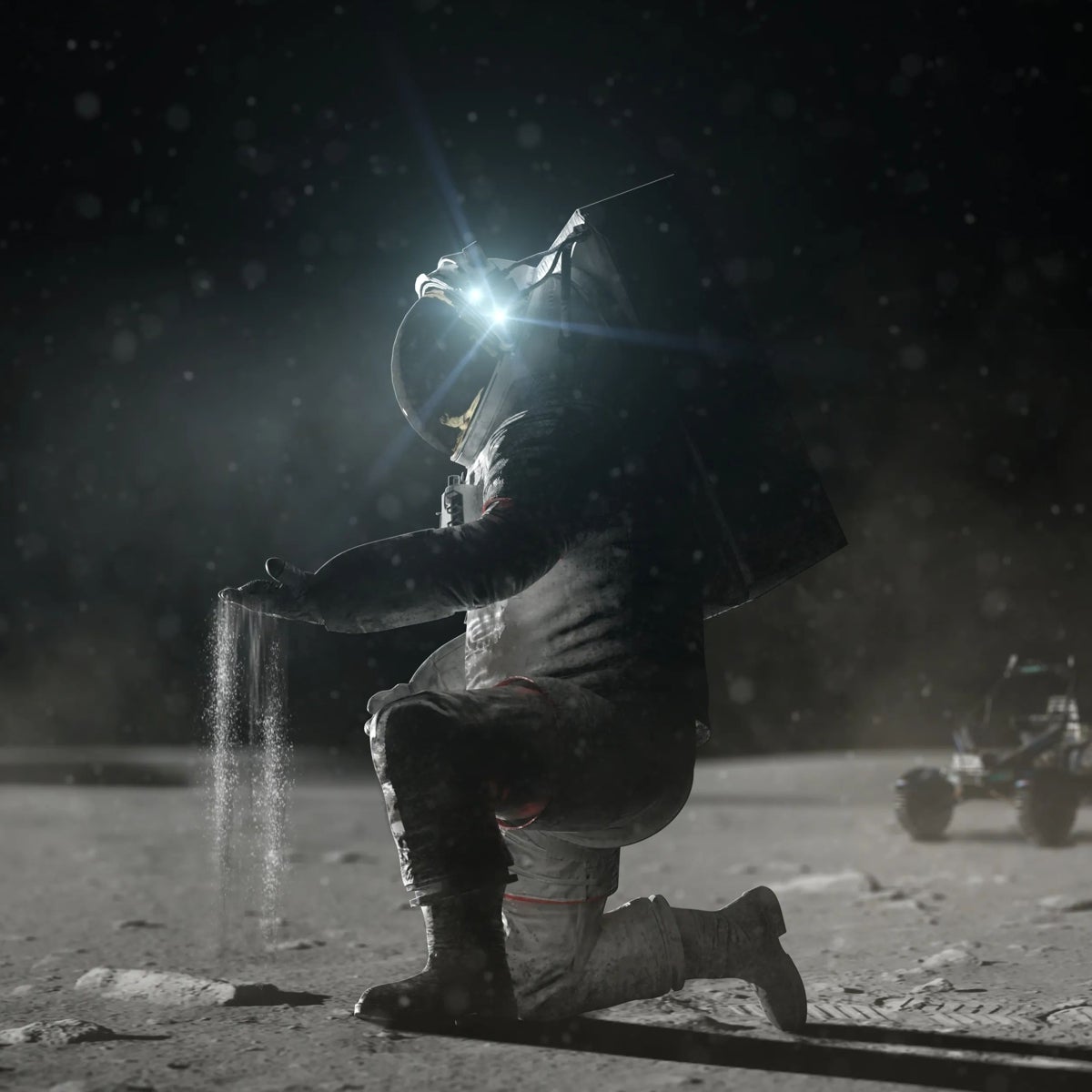 Respiración de astronautas y luz solar: la estrategia china para obtener agua del suelo de la Luna