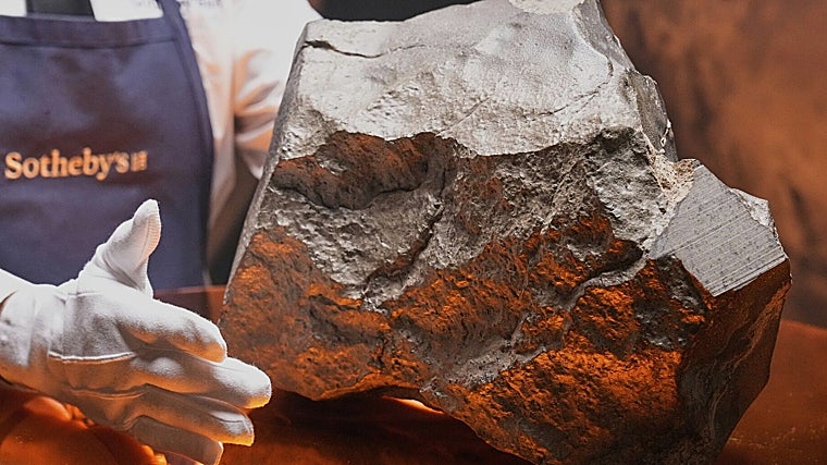 El meteorito marciano subastado en la 'Geek Week'
