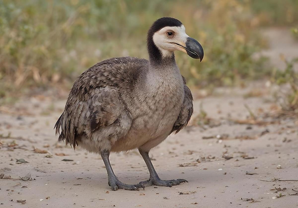 Recreación del dodo, extinto desde hace 300 años