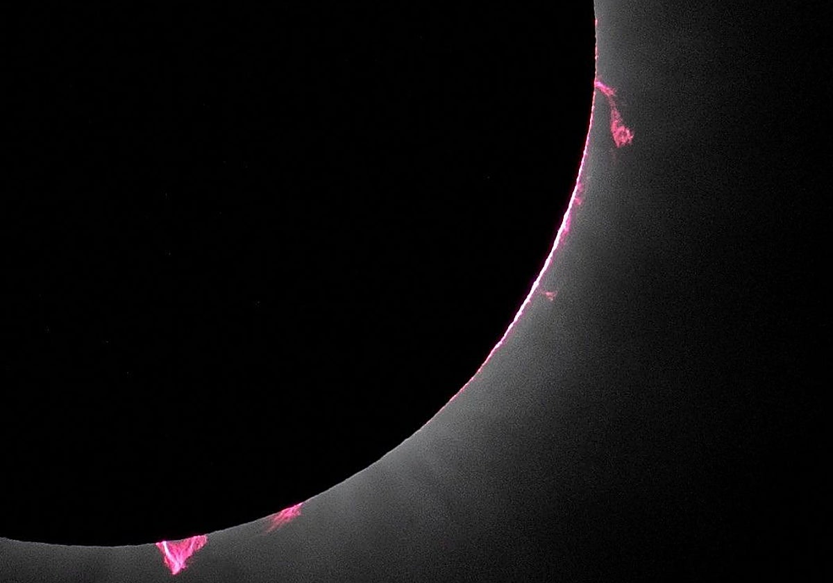 Imagen del eclipse total de Sol de EE.UU. de abril de 2024