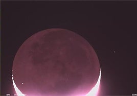 Un astrónomo japonés capta dos brillantes explosiones en la Luna