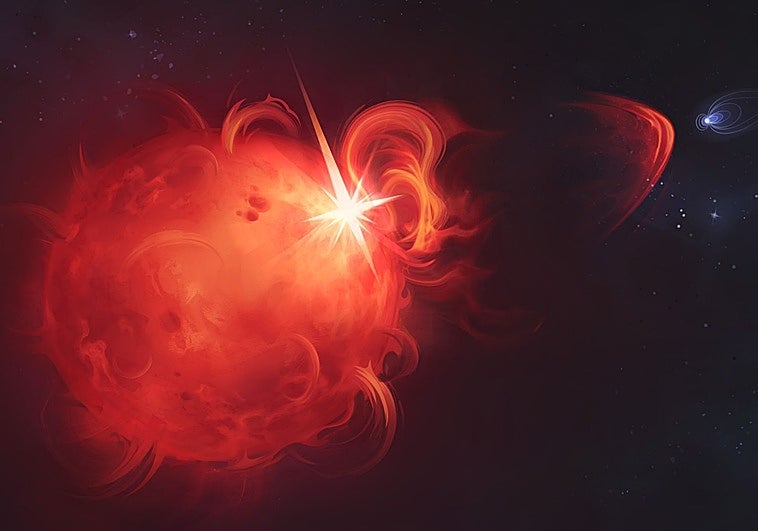 Detectan la primera eyección extrasolar, capaz de arrancar la atmósfera a un planeta