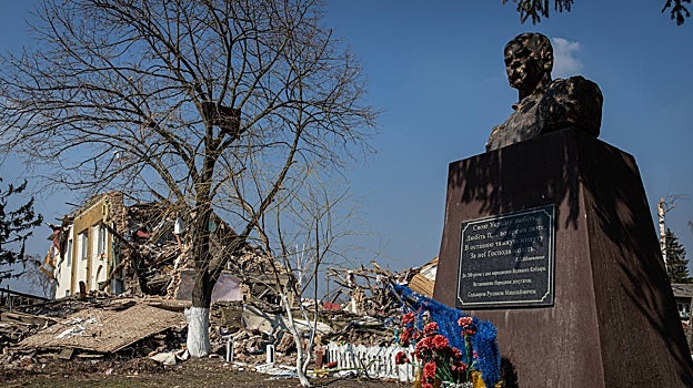 Estatua del poeta Taras Shevchenko