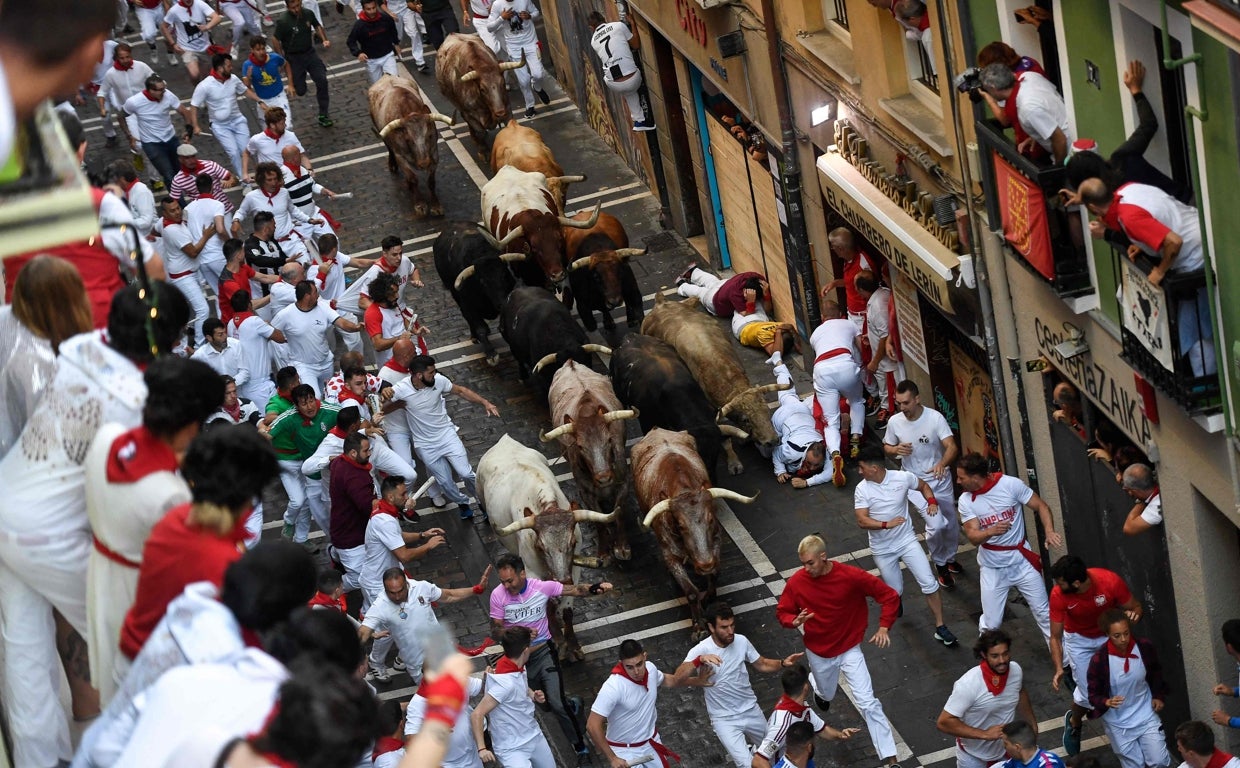 Primer encierro de los Sanfermines 2022
