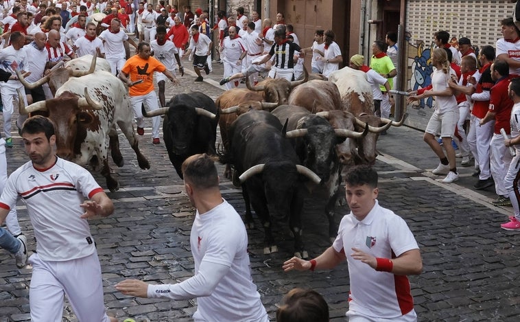 Los toros de la Palmosilla protagonizan un encierro rápido y limpio