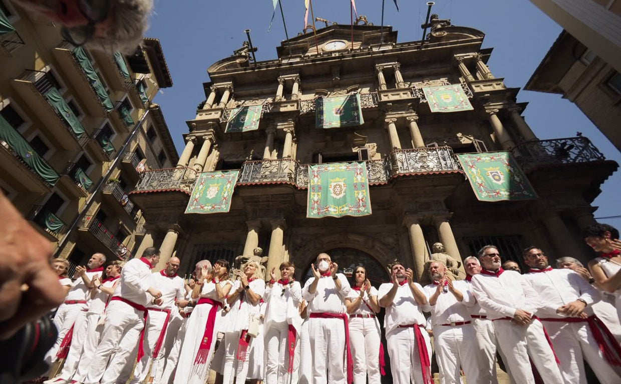 Concentración en Pamplona en recuerdo a Miguel Ángel Blanco
