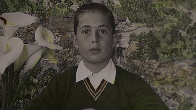 Foto de Paco de Lucía en el colegio