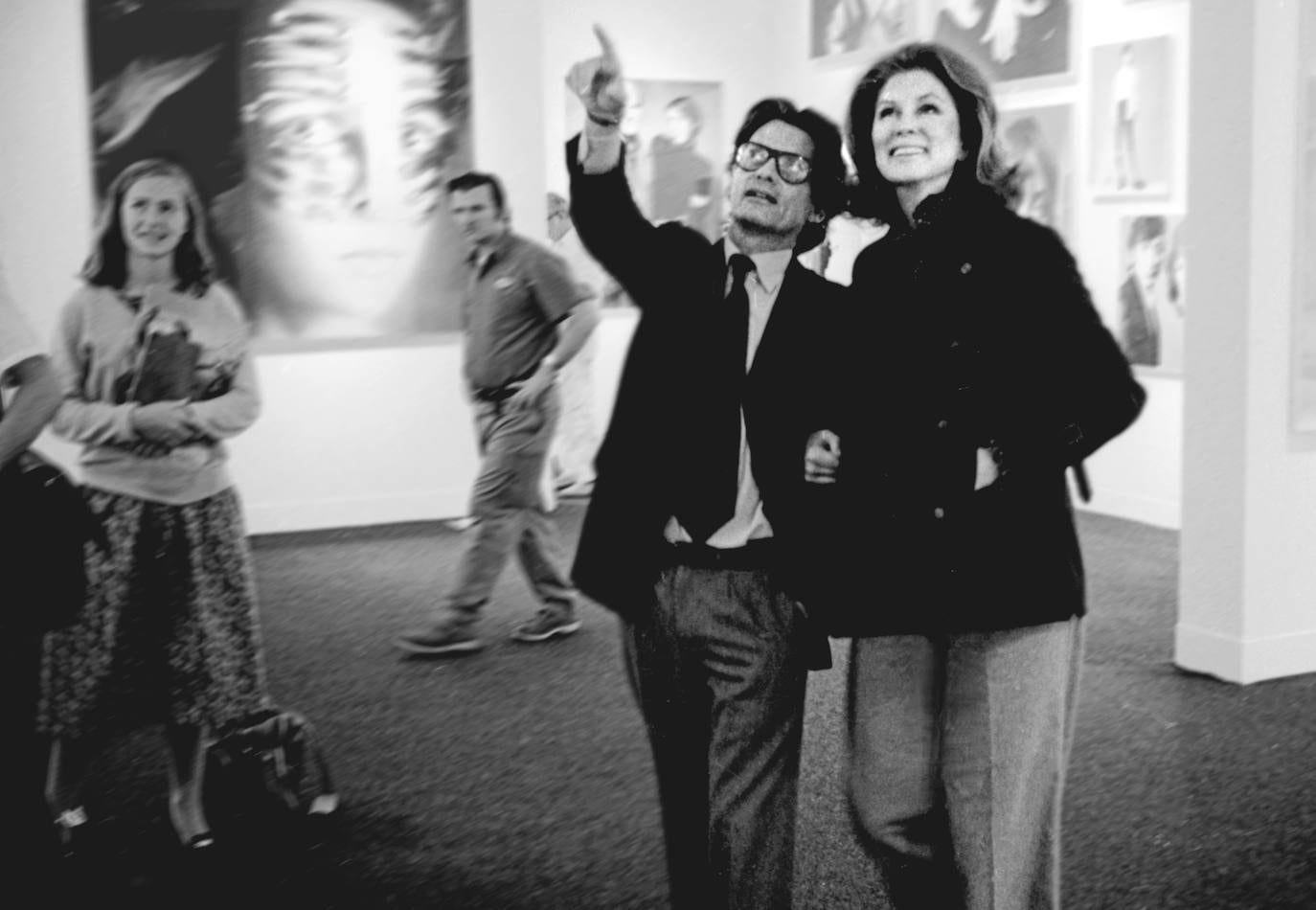 Avedon y Susy Parker en el MET de Nueva York 