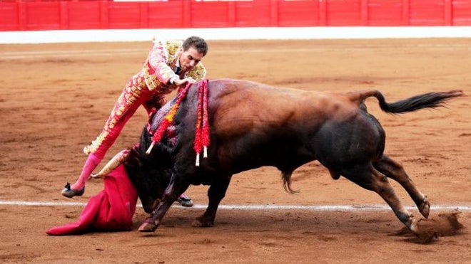 Una de sus grandes estocadas