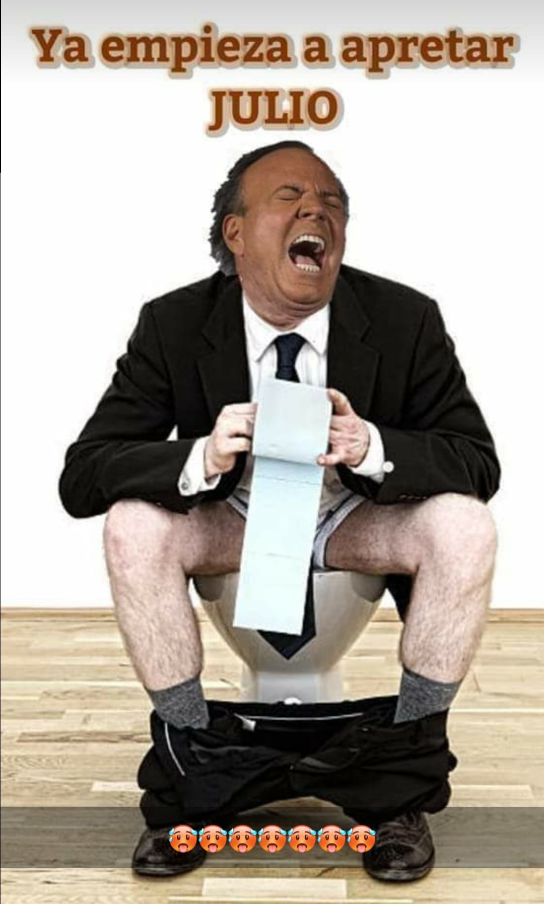 ya empieza a apretar Julio