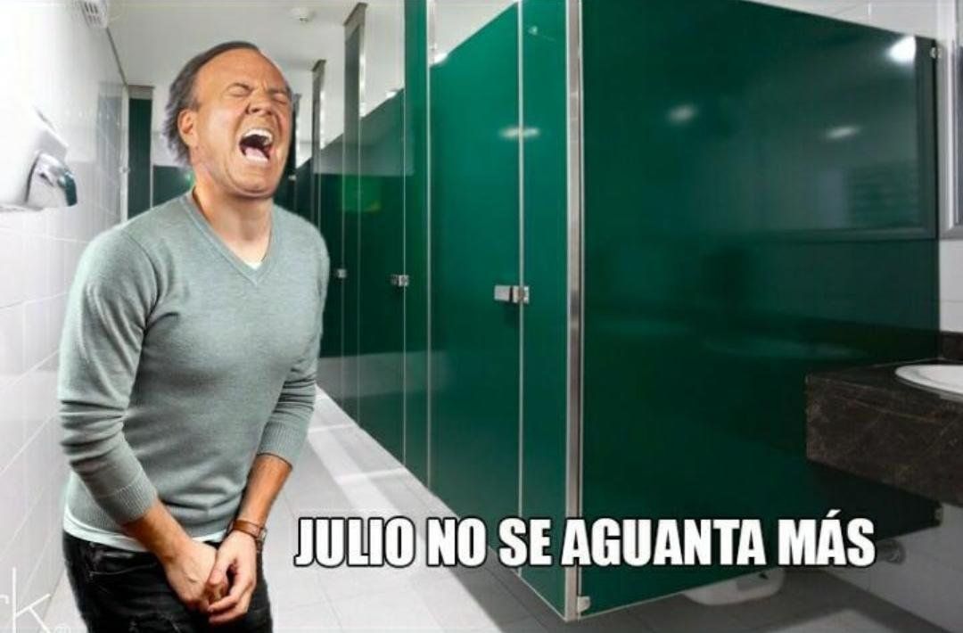 Julio no se aguanta más