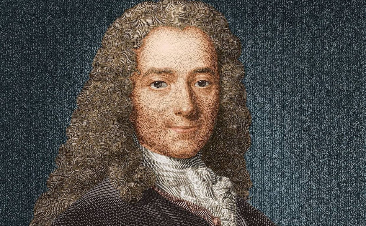 Retrato de Voltaire