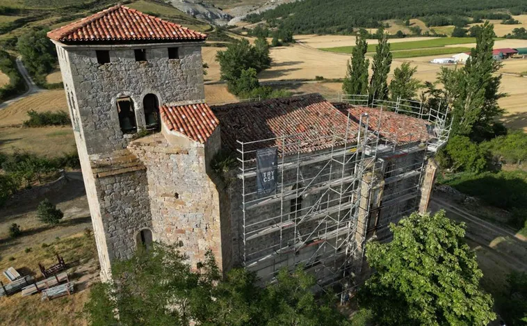 Un donante anónimo salva con 10.000 euros la iglesia de un pueblo burgalés de once habitantes