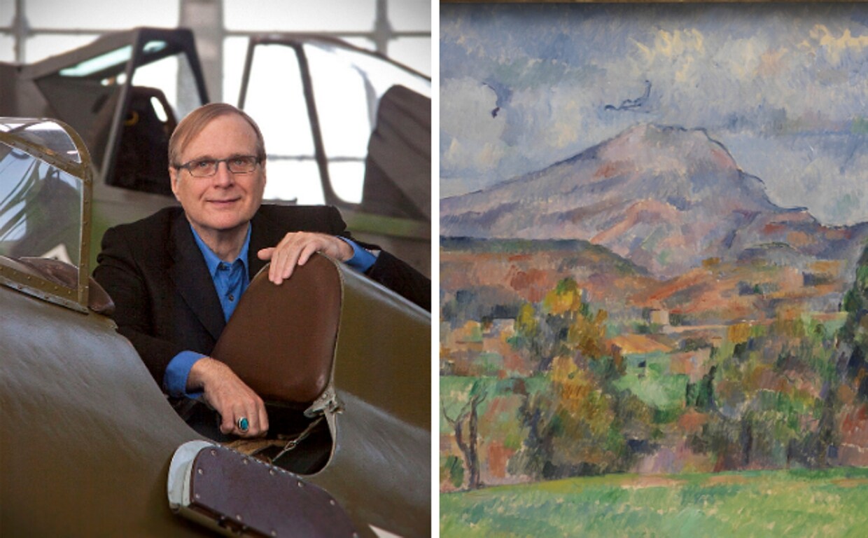 Una de las obras más destacadas de la colección de arte de Paul Allen es 'La montaña Sainte-Victoire', del pintor francés Paul Cézanne