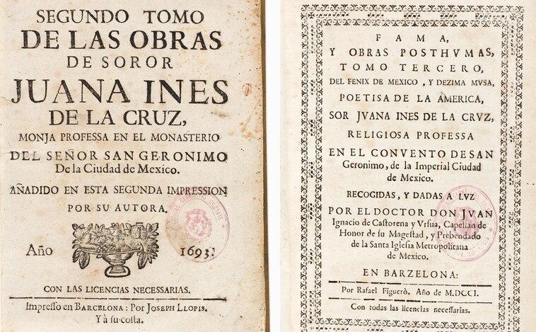 La Guardia Civil recupera en Nueva York libros del siglo XVII de Sor Juana Inés de la Cruz procedentes de un convento de Sevilla