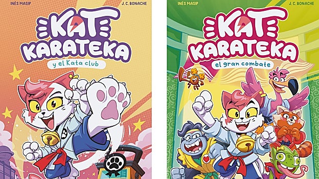 Portadas de los dos primeros títulos de la serie