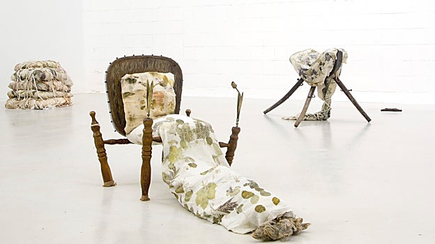 'Unsayings', dúo con María Nolla (2020), expuesto en Industra Gallery