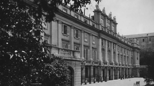 El palacio de Liria, hacia 1925