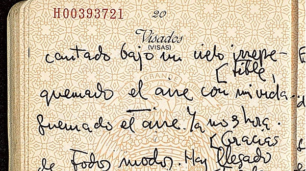 Pasaporte de José Hierro