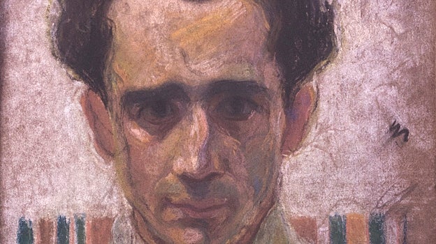 Roberto Fernández Balbuena. 'Autorretrato', hacia 1905. Detalle
