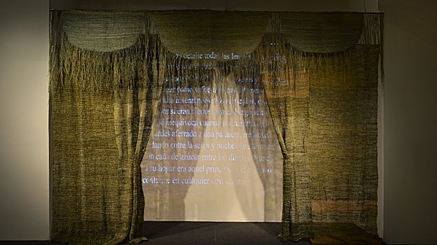 Telón de Carla Hayes en la feria Estampa