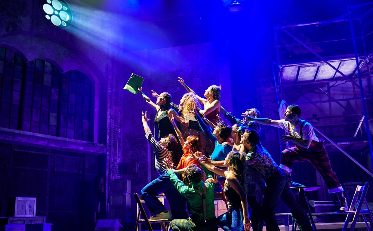 Una escena de 'Godspell'