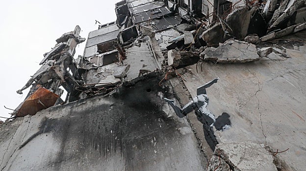 El único grafiti cuya autoría ha reconocido Banksy