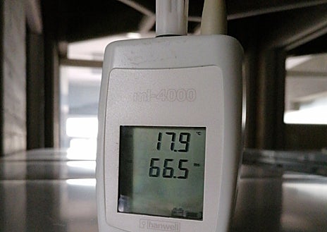 Imagen secundaria 1 - En la imagen de arriba, detalle de los daños en un vidrio de Laurent por la humedad excesiva, que supera el 50 por ciento recomendado. En la tercera imagen, una plaga de moscas en los depósitos del IPCE