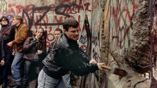 El Muro de Berlín cayó el 9 de noviembre de 1989