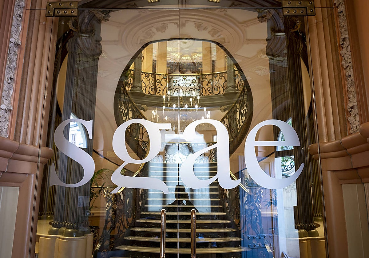 Sede de la SGAE, en el Palacio de Longoria