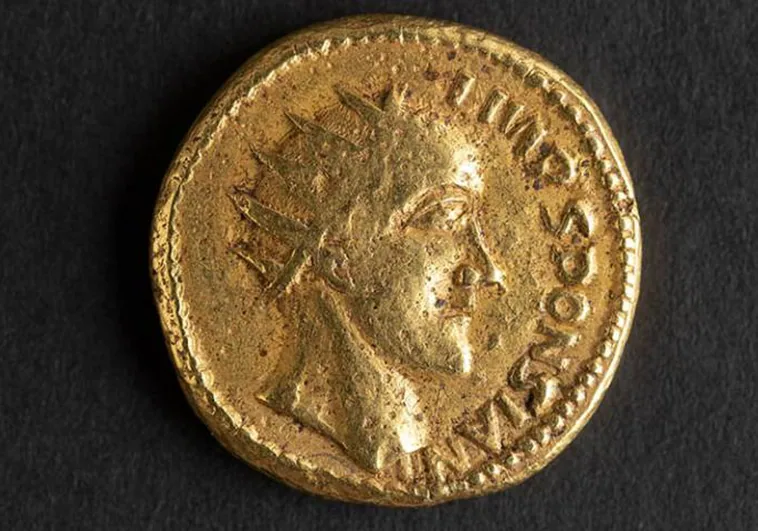 Una moneda de oro revela a un emperador romano perdido