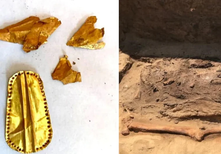Hallan momias con lenguas de oro en la antigua necrópolis egipcia de Quesna
