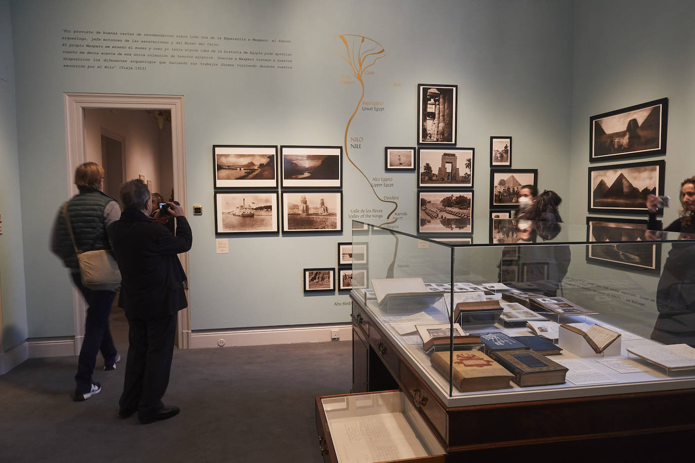 Una de las salas del renovado Gabinete del duque de Alba