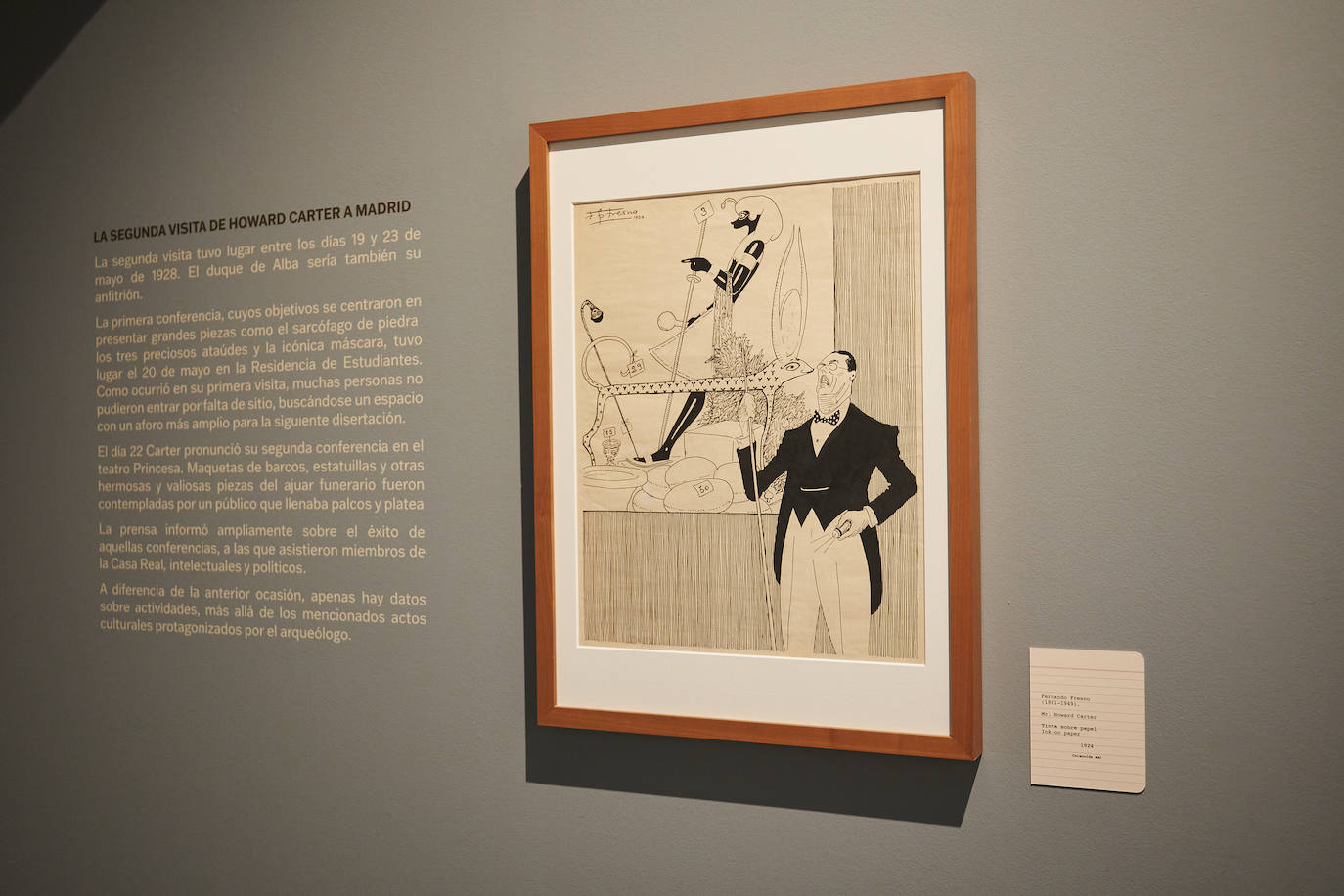 Caricatura de Howard Carter publicada por ABC 