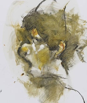 Imagen secundaria 2 - En las imágenes, detalles de los dibujos de Levallois que fusiona a Hellboy con las 'Pinturas Negras' de Goya